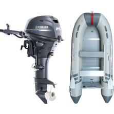 Marinport 4.30 Ahşap Taban Şişme Bot + Yamaha 25 Hp Deniz Motoru
