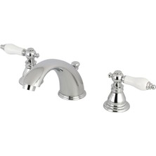 Assess Store KB961APL Patriot 20 cm Geniş Lavabo Bataryası Perakende Pop-Up, Cilalı Krom, 13,9 cm Ağız Erişimi