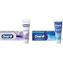 Assess Store Oral-B 3 Boyutlu Beyazlık Diş Macunu Seti 75 ml x 2 Adet (Perfection + Çay ve Kahve)