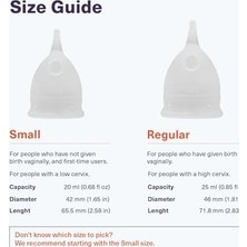 Assess Store Irie Adet Kabı Regl Kabı Menstrüel Kap Menstrual Cup Alman Medikal Silikon (Small)