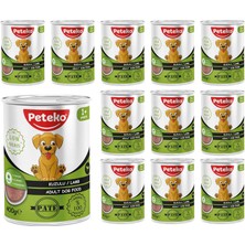 Assess Store Yetişkin Köpek Kuzulu Pate 400 gr x 12 Adet