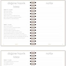 Assess Store Fufizu Modern Evlilik Planlayıcım - 112 Sayfa Çeyiz Defteri ve Düğün Planlayıcı - Söz Nişan Listesi
