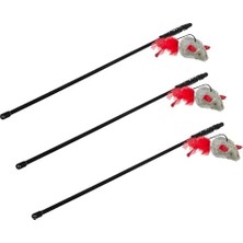 Assess Store Pawise Kedi Oltası Sesli Fareli 65 cm (3 Paketi)