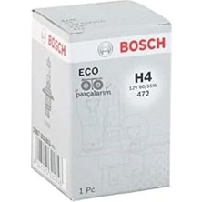 Assess Store 1987302803 - Ampul H4 12V Standart H4 Ampul 55 / 60W Tırnaklı P43T DKM8855NM ile Uyumlu