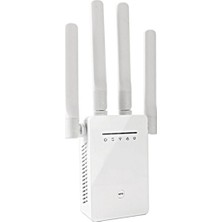 Gaman 300 Mbps Wifi-N Sinyal Güçlendirici 4 Antenli Access Point Repeater Güvenli WPS Özelliği