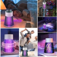 Assess Store Taşınabilir Uv Işıklı Elektrikli Sinek Öldürücü Sessiz ve Etkili Sivrisinek Kovucu Lamba Iç ve Dış Mekan Kullanımı Için Uygun Asılabilir ve Şarj Edilebilir Tasarım