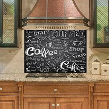 Assess Store Mutfak Duvar Tezgah Arası Ocak Arkası Kaplama Coffee