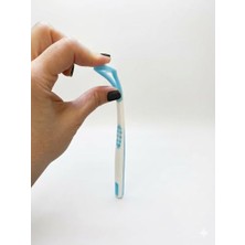 Assess Store Ergonomik Dil Temizleyici ve Sıyırıcı Ağız Kokusu Önleyici Kaymaz Saplı Tam Kapsamlı Ağız Hijyeni Mavi