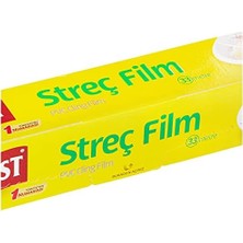 Assess Store Streç Film 33 Metre, Şeffaf Gıda Saklama Streci Bpa Içermez, Koku Hapsi, Kapak Görevi Gören Pratik Kullanım, Taze Kahvaltılık, Yemek, Meyve ve Sebze Saklama Için Kullan At Streç Film 33 mt