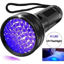 Assess Store 51 LED Mor Işık Uv El Feneri Ultraviyole Blacklight