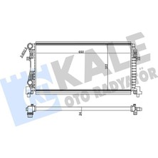 Assess Store Su Radyatörü Mekanik A3, Q2,, St, Octavia Iıı, Yeti, Golf Vıı, Golf Sportsvan Kal 355555