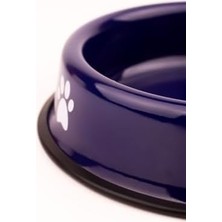 Assess Store Kedi Köpek Mama ve Su Kabı Pati Desen,cobalt