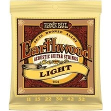Ernie Ball Earthwood Akustik Gitar Teli P02004 80/20 Bronze 0.11 - 0.52 ABD Menşeli