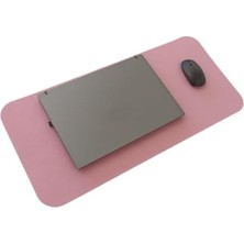Assess Store Keçe Masa Üstü Mouse Pad ve Bilgisayar Düzenleyici 70X32 cm – Antibakteriyel Mat, Doğal Keçe Mat, Masa Koruyucu Altlık, Ofis ve Ev Için Minimalist Tasarım (Açık Pembe)