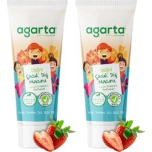 Assess Store Agarta Doğal Florürsüz Çocuk Diş Macunu Çilekli 75 ml x 2 Adet