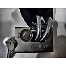 Assess Store (1289) 1.8 cm Uzunluğunda 10 mm Kalınlık Motorsiklet Zincir Kilit Scooter Zincir Kilit ile Uyumlu