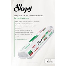 Assess Store Arap Sabunu,çamaşır Suyu, Beyaz Sabun Katkılı 4 Xl Yer Temizlik Havlusu 50 Yaprak ve Rosıe Pamuk