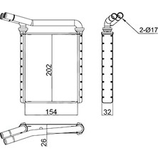Assess Store Kalorifer Radyatörü Al/brz Auris, Avensis, Corolla, Prius, Rav 4 Iıı, Rav 4 Iv, Verso, Ct-Hs Kal 355115