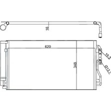 Assess Store Klima Radyatörü Kondenser Al/pl/brz Bmw 1, 2, 3, 4, I3, I8 10 Kal 350530