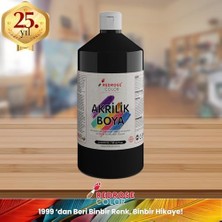 Assess Store Siyah Akrilik Boya 1000GR