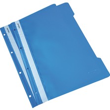 Esselte Plastik Telli Dosya 50'li Açık Mavi Renk 22 x 31 cm Ölçülerle A4 Klasörlerde Kullanım