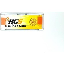 Assess Store Hgs Etiket Kabı 11X5 cm