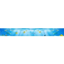 Assess Store Mutfak Tezgah Arası Folyo Kaplama Folyosu Denizaltı Güneş 60X300 cm