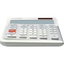 Casio Je-12E-We Beyaz 12 Hane Masa Üstü Ergonomik Tuşlu Hesap Makinesi