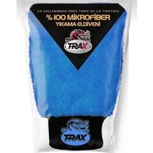 Assess Store Oto Araba Yıkama Silme Eldiveni - Mikrofiber Araç Yıkama Bezi, Mavi Renk, Yüksek Emicilik ve Çiziksiz Temizlik Için Ideal (Mavi)