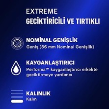 Assess Store Extreme 30'li Geciktiricili ve Tırtıklı Prezervatif