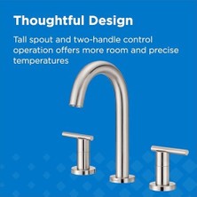 Assess Store Gerber Sıhhi Tesisat Parma Hattı Iki Kollu Geniş Lavabo Bataryası