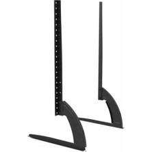 Cekar Store Evrensel Masaüstü Tv Standı, 32-75 Inç, Metal, Siyah, Vesa 100X100-800X600 Mm, 50 kg Taşıma Kapasitesi, Ayarlanabilir Yükseklik