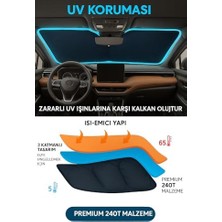 Assess Store Araba Ön Cam Güneşlik Araba Araç Içi Güneşlik Araç Için Ön Cam Güneşliği 78-68 cm 2 Parça