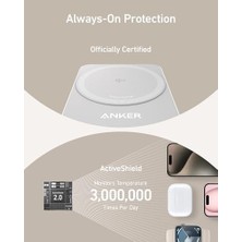 Assess Store Maggo 3in1 Kablosuz Katlanır Şarj B25M8, Beyaz