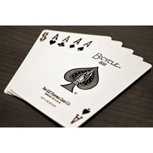 Assess Store Standart Endeks Oyun Kağıdı Destesi, Poker Boyu, 2 Deste, Kırmızı ve Mavi