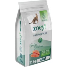 Assess Store Zoey Somonlu Kısırlaştırılmış Yetişkin Kedi Maması 15 kg