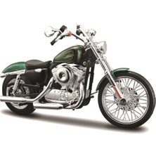 Assess Store Maisto 32335GRN 2013 Harley Davidson Xl 1200V Yedinci Iki Yeşil Motosiklet Modeli 1/12