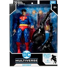 Assess Store Mcfarlane Toys Dc Multiverse Kara Şövalye Superman 7 "aksiyon Figürü Yap-A At Parçaları ve Aksesuarları ile Dönüyor