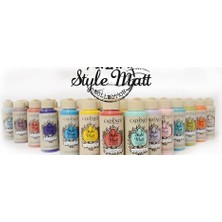 Cadence Style Matt Akrilik Boya 9020 120 ml Bebek Pembe Renkli Mat Özellikli Sanatsal Malzeme