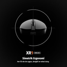 Assess Store Section Xr1 Kablosuz Oyuncu Mouse, 10000 Dpı, Rgb Aydınlatma, 6 Tuş, 2.4g + Bluetooth + Kablolu, Type-C Şarjlı