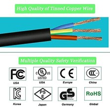 Assess Store Tkdy 24V 2.5A Ac Dc Adaptör 60W Güç Kaynağı, LED Şerit Işığı, 3D Yazıcı, LCD Monitör, 5.5 x 2.5 mm ve 11 Pcs Dc Konnektörlü, 24 Volt 0-2500MA Cihazlarla Uyumlu