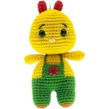 Assess Store Amigurumi Sincap Anahtarlık –%100 Pamuk Ip Tığ Işi, Sevimli Figür, Çanta ve Anahtar Süsü Hediyelik