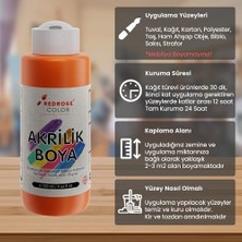Assess Store Turuncu Akrilik Boya 120 ml