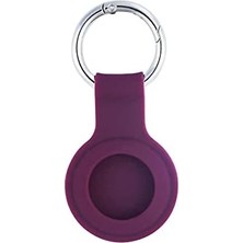Assess Store ile Uyumlu Silikon Anahtarlık Kılıfı 01 Koyu Mor