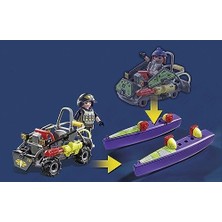 Assess Store Playmobil City Action 71147 Swat-Multi-Terrain-Quad, Dönüştürülebilir Sek Sürat Teknesi, 5 Yaş ve Üzeri Çocuklar Için Oyuncak