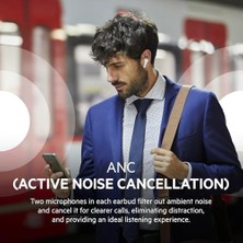 Assess Store Soundform Gürültü Önleyici Kulaklık, Kablosuz, Bluetooth Kulaklık, Ter ve Su Sıçramalarına Karşı Korumalı, Koruma Türü Ipx5, 31 Saat Çalışma Süresi,