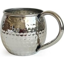 Assess Store Luna Petekli Bakır Kupa Bardak Mug Nikel Kaplama