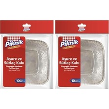 Assess Store Piknik Aşure Sütlaç Kabı 10'lu 2li Paket
