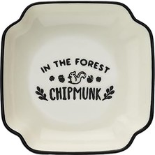 Assess Store Chipmunk Köşeli Mini Servis Tabağı Renkli 10 cm
