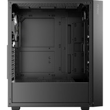 Assess Store Antec AX65 Argb, 4 x 120MM Argb Fan Dahil, Yüksek Hava Akışlı Mesh Ön Panel, Temperli Cam Yan Panel, Orta Kule Atx Oyuncu Bilgisayar Kasası - Siyah